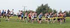 Start of the under-15 boys at the Sherman Cup, Hedley Farm, Tanfield,  County Durham.